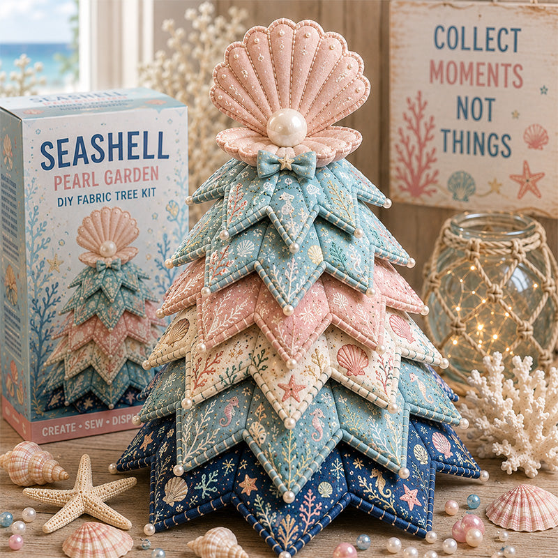 🔥 Ocean Friends DIY Patchwork Christmas Tree Kit 🌊🎄