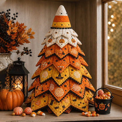 🔥LAST DAY 50% OFF - 🎃 DIY Halloween Quilted Fabric Tree Kit – Easy Layered Fabric Holiday Décor for Quilting Lovers(📦Buy 2 Free Shipping)