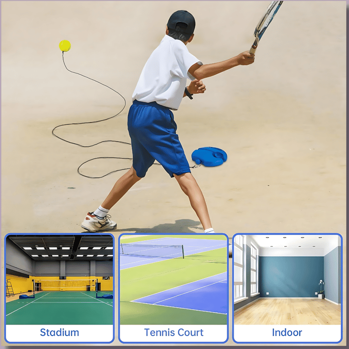 🎾🔥Tennis-Trainer Set-(🥎Innovative Ball Game for Outdoors, in The Garden, in The Park for Children)