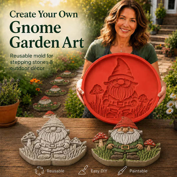 💥 LAST DAY 49% OFF -Garden Art Stepping Stone Mold-Make Your Garden Truly One of a Kind (📦Buy 2 Free Shipping)