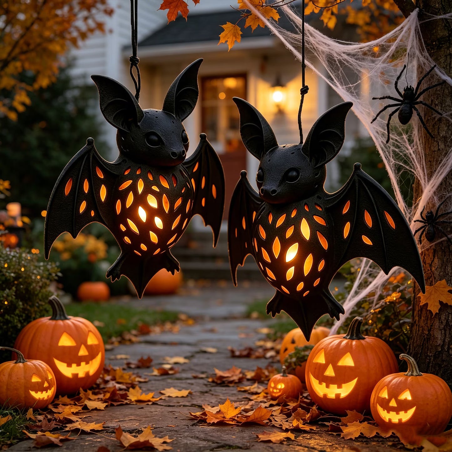 Bat Lamp Shade 2-Pack – DIY Spooky Lighting for Halloween 🦇🎃