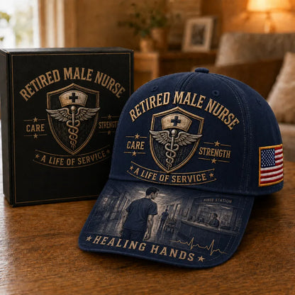 🩺Retired Nurse Healing Hands Cap