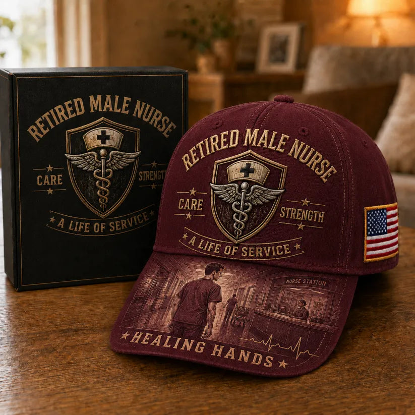 🩺Retired Nurse Healing Hands Cap