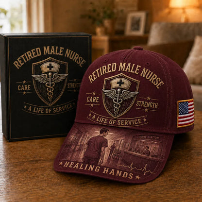 🩺Retired Nurse Healing Hands Cap