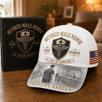 🩺Retired Nurse Healing Hands Cap