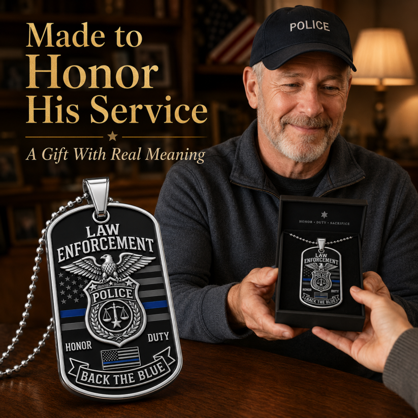 ⭐ Law Enforcement Honor Pendant Necklace