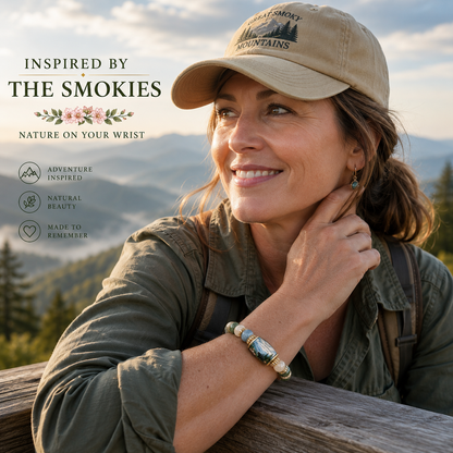 🌲 Great Smoky Mountains Bracelet – Peace. Wilderness. Adventure.