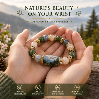🌲 Great Smoky Mountains Bracelet – Peace. Wilderness. Adventure.