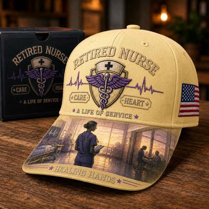 🩺Retired Nurse Healing Hands Cap