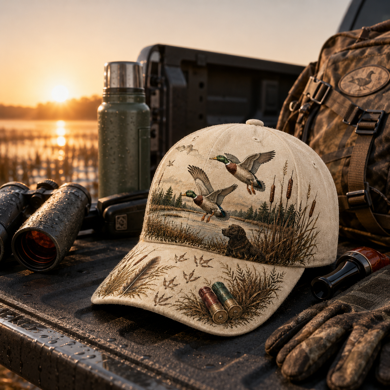 🦆DUCK HUNTING WILD & READY HAT
