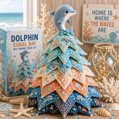 🔥 Ocean Friends DIY Patchwork Christmas Tree Kit 🌊🎄