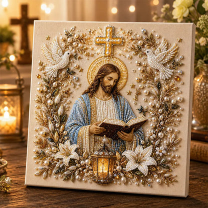 🙏 Jesus & Mary Sacred Pearl Art Kit