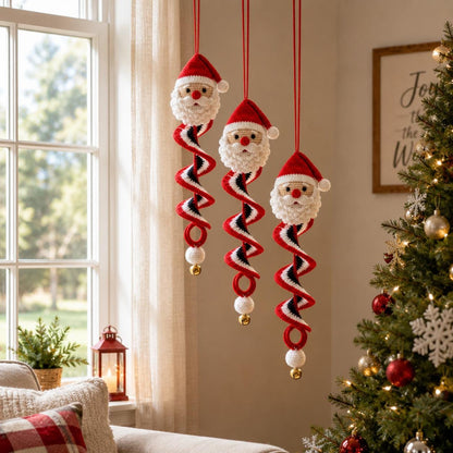 Crochet Snowman Spiral Oranment DIY Kit