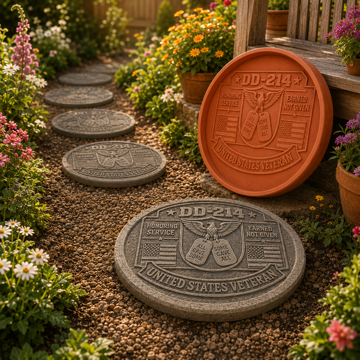 💥 LAST DAY 49% OFF -🔥DD-214 Veteran Honor-Make Your Garden Truly One of a Kind (📦Buy 2 Free Shipping)