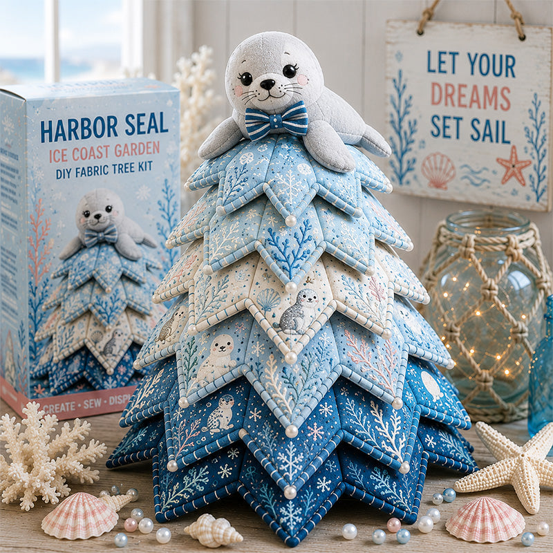 🔥 Ocean Friends DIY Patchwork Christmas Tree Kit 🌊🎄
