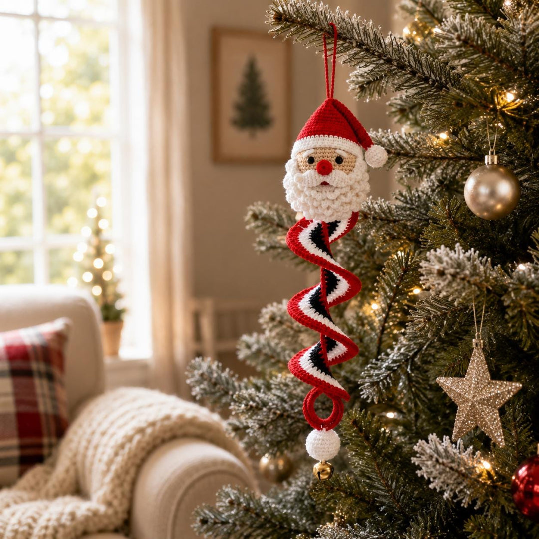 Crochet Snowman Spiral Oranment DIY Kit