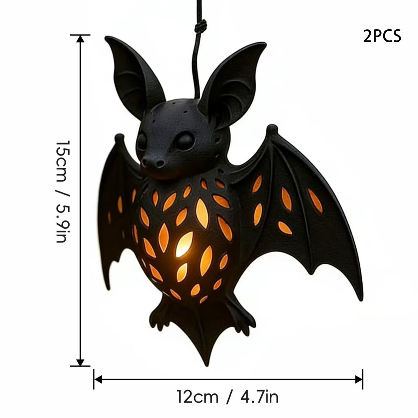 Bat Lamp Shade 2-Pack – DIY Spooky Lighting for Halloween 🦇🎃