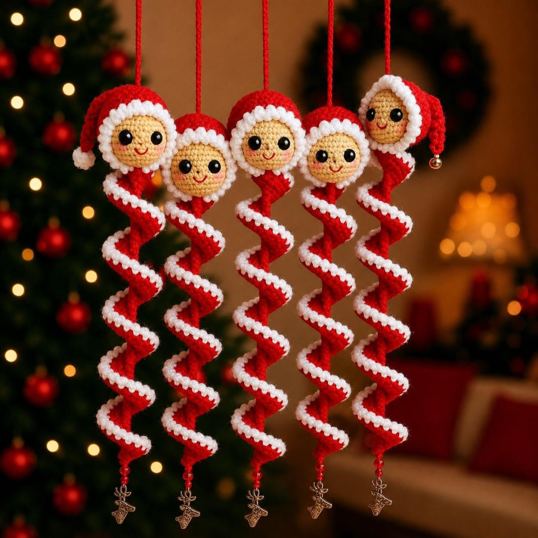 Crochet Snowman Spiral Oranment DIY Kit