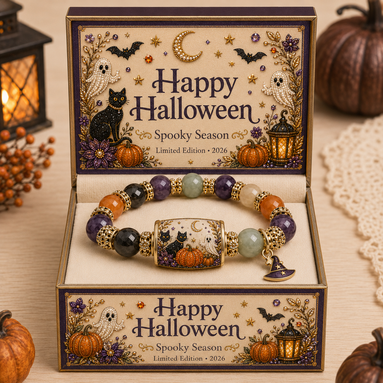 💥 Last Day 49% OFF – 🎃 Halloween Night Collection Bracelet — Limited Edition