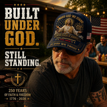 “Under God We Stand” 250th Anniversary Commemorative Cap 🇺🇸✝️