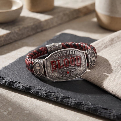 ✝️ Covered by the Blood Bracelet – Wear Your Victory on Your Wrist.