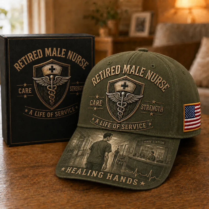 🩺Retired Nurse Healing Hands Cap