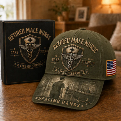 🩺Retired Nurse Healing Hands Cap