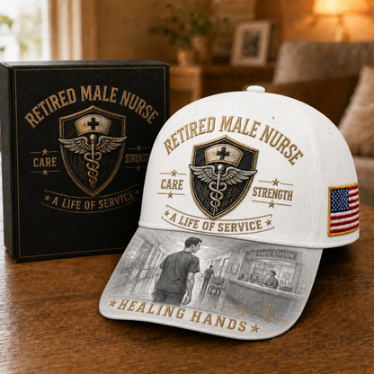 🩺Retired Nurse Healing Hands Cap