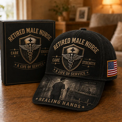 🩺Retired Nurse Healing Hands Cap